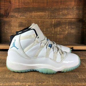 Jordan Womens 11 Retro Legend Blue Solid Shoes 6.5